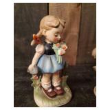 Vintage Ceramic Figurines, Lefton, Original Arm Art Creations, and others