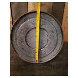 Large 2 gallon 12" Tall Metal Porcelain Coffee Pot