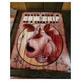 Lot of Fun Sign Décor, Wooden Drink up Bitches, Metal Size Matters, Embossed Man Cave and others