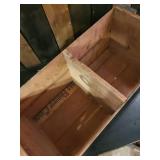 2 Wooden Vintage Fruit Boxes, sunkist, and red Ribbon Yakima Apples