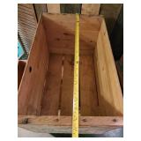 2 Wooden Vintage Fruit Boxes, sunkist, and red Ribbon Yakima Apples