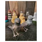 Assorted Lot of Various Salt and Pepper Shakers One Set Uranium glass - See Pictures