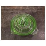 Uranium green Glass Juicer