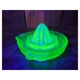Uranium green Glass Juicer