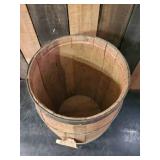 Vintage Nail Keg or utility Barrel Geo.A Clark and Son frome Minneapolis MN