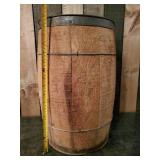 Vintage Nail Keg or utility Barrel Geo.A Clark and Son frome Minneapolis MN