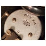 misc Vintage Lot Shoe Shine Kit, Universal Military Head Phones, Ball Jar and more