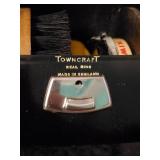 misc Vintage Lot Shoe Shine Kit, Universal Military Head Phones, Ball Jar and more