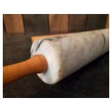 Gorgeous Marble Rolling Pin and Holder Heavy duty