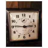 2 Westclox Antique Side Table Alarm Clocks  Need Repair