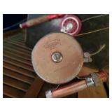 Vintage Fly Fishing rods with Reels Holiday, Oren-o-Matic