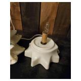 Beautiful white Vintage Christmas Tree with Light  working Condition