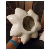 Beautiful white Vintage Christmas Tree with Light  working Condition