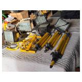 Halogen Work Lights with Tripods
