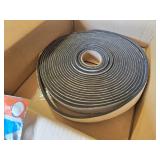 Frost King Vinyl Foam Tape and 3M Reusable Tubular Weather Strip, Large Roll of Weather Stripping
