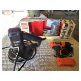 Black & Decker Handy Buffer, Black & Decker Drill, and Autobahn Air Compressor Set