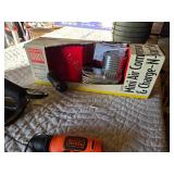 Black & Decker Handy Buffer, Black & Decker Drill, and Autobahn Air Compressor Set