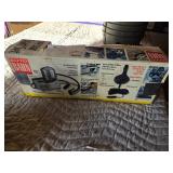 Black & Decker Handy Buffer, Black & Decker Drill, and Autobahn Air Compressor Set