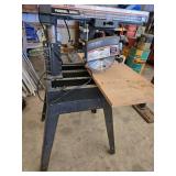 Craftsman 10" Radial Saw with Stand - No Key to Test