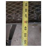 Metal Utility Cart with Wheels and Handle approximately 4 feet by 2 feet - May Need Tires