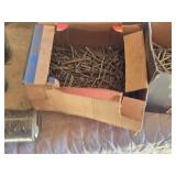 Lot of Miscellaneous Hardware and Tools including Nails and Screws