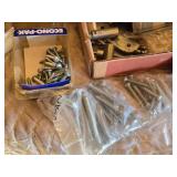 Lot of Miscellaneous Hardware and Tools including Nails and Screws