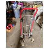 Hand Truck Dolly with Red Handles and Pneumatic Wheels