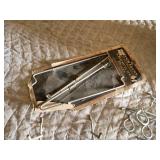 Metal garden stakes, hooks, and supports including Andyhooks Uplights Tool and other accessories