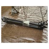 Metal garden stakes, hooks, and supports including Andyhooks Uplights Tool and other accessories