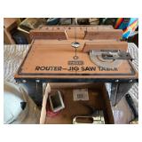 PARK Router-Jig Saw Table, Petzl Helmet, and Hand Tools