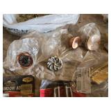 Lot of Hardware and Accessories including Storm Window Adjusters, Drawer Pulls, and Miscellaneous Hardware