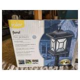 Lot of 2 Hampton Bay Solar Landscape Lanterns Model 476 224