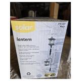 Lot of 2 Hampton Bay Solar Landscape Lanterns Model 476 224