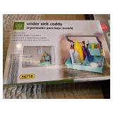 Easy Home Under Sink Caddy, 3 Tier Wire Cart, and Clothes Drying Rack