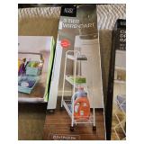 Easy Home Under Sink Caddy, 3 Tier Wire Cart, and Clothes Drying Rack