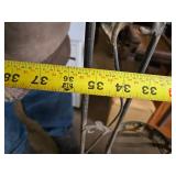 Metal Folding Tri Panel Plant Stand with Decorative Shelves