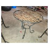 Iron Patio Set with Chairs and Table