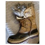 Sorel Waterproof Boots Size 10, Brown Suede Boots Size 10