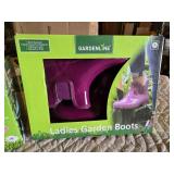 GARDENLINE Garden Clogs  (size 7/8)  and Ladies Garden Boots (size 9)