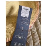 Sun-Mate Corp Solar-Powered Straw Hat with Fan (untested) and Other Straw Hats Lot