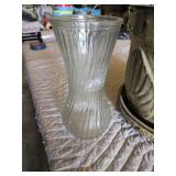 Ceramic Planter Pot with Glass Vases