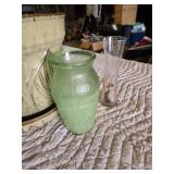 Ceramic Planter Pot with Glass Vases