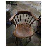 Round Wooden Dining Table with Chairs Set