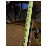 Round Wooden Dining Table with Chairs Set