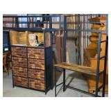 RL-594T Loft Bed with Desk and Storage Unit - Appears to be complete