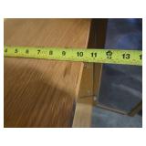 Glass Display Cabinet with Hinged Doors - Missing Shelves