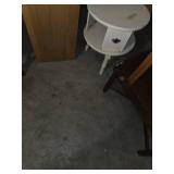 Assorted Furniture Lot including Wooden Tables and Shelving Units