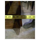 Assorted Furniture Lot including Wooden Tables and Shelving Units