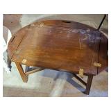 Assorted Furniture Lot including Wooden Tables and Shelving Units