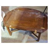 Assorted Furniture Lot including Wooden Tables and Shelving Units